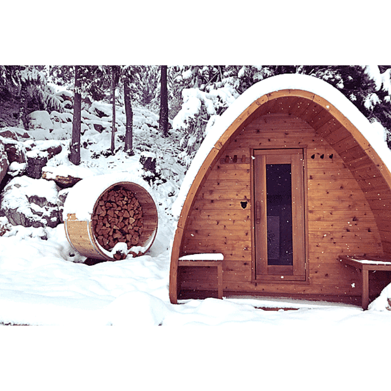 Firewood Storage Barrel - The Sauna World