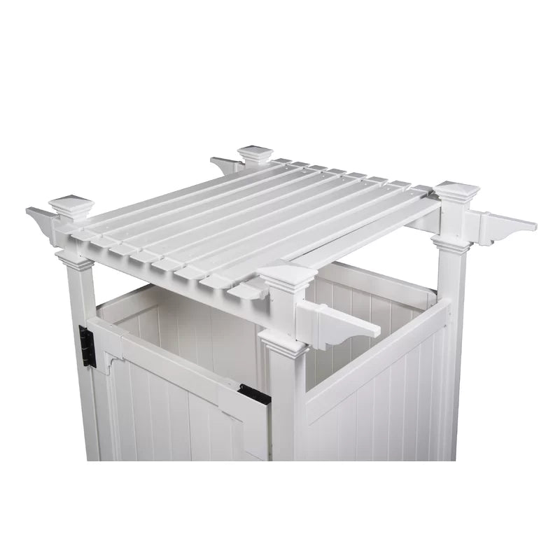 Hampton Vinyl Enclosure Outdoor Shower - The Sauna World