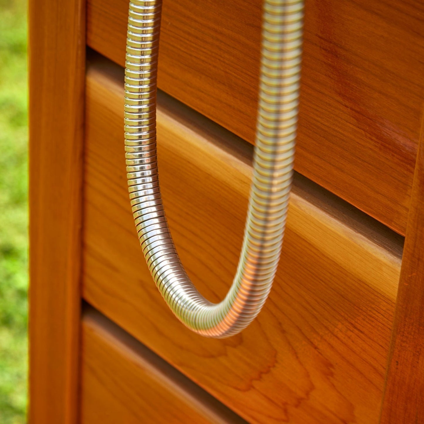 Handcrafted Western Red Cedar Sunlight Outdoor Shower - The Sauna World
