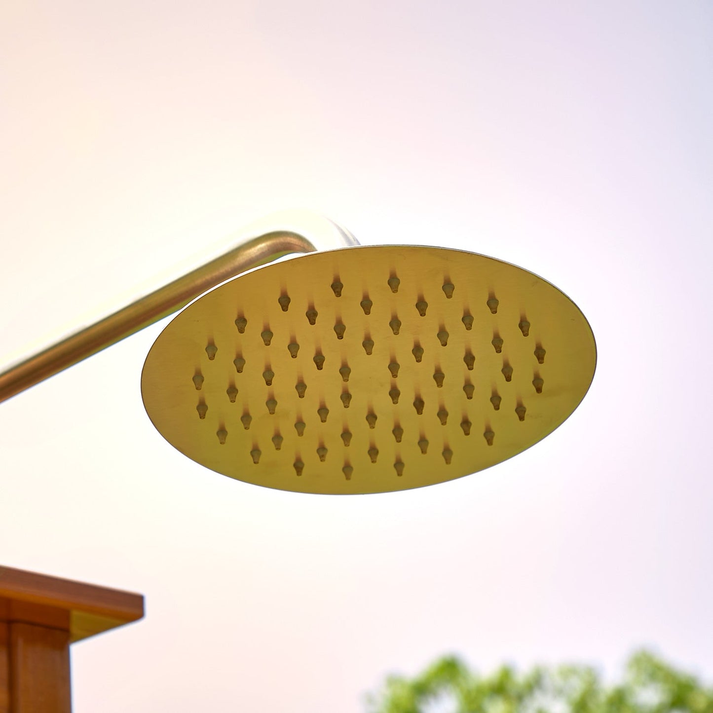Handcrafted Western Red Cedar Sunlight Outdoor Shower - The Sauna World