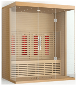 Indoor Low EMF Infrared Sauna with Frone Glass - The Sauna World