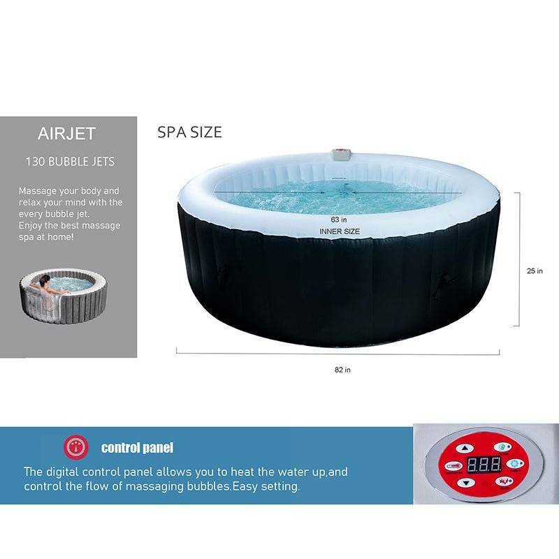 Inflatable Hot Tubs Outdoor and Indoor Whirlpool Spa For 2-4 Person - The Sauna World