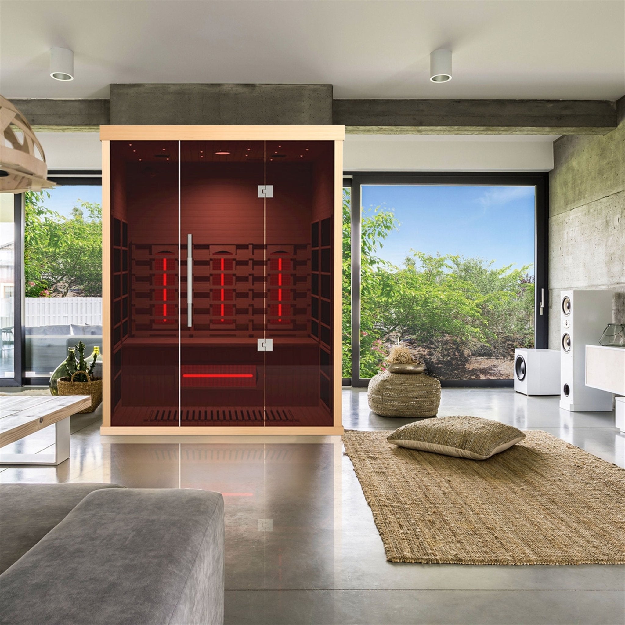 Luxury Ozone Dry Far Infrared Indoor Sauna - The Sauna World