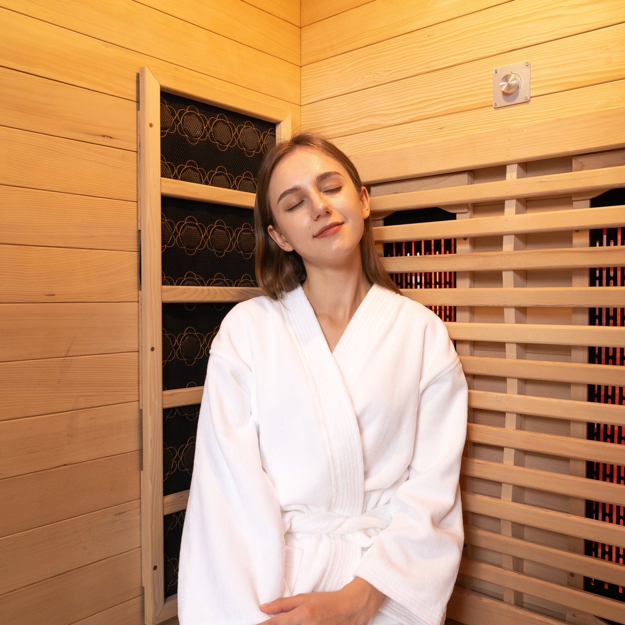 Luxury Ozone Dry Far Infrared Indoor Sauna(with precision wood slats)