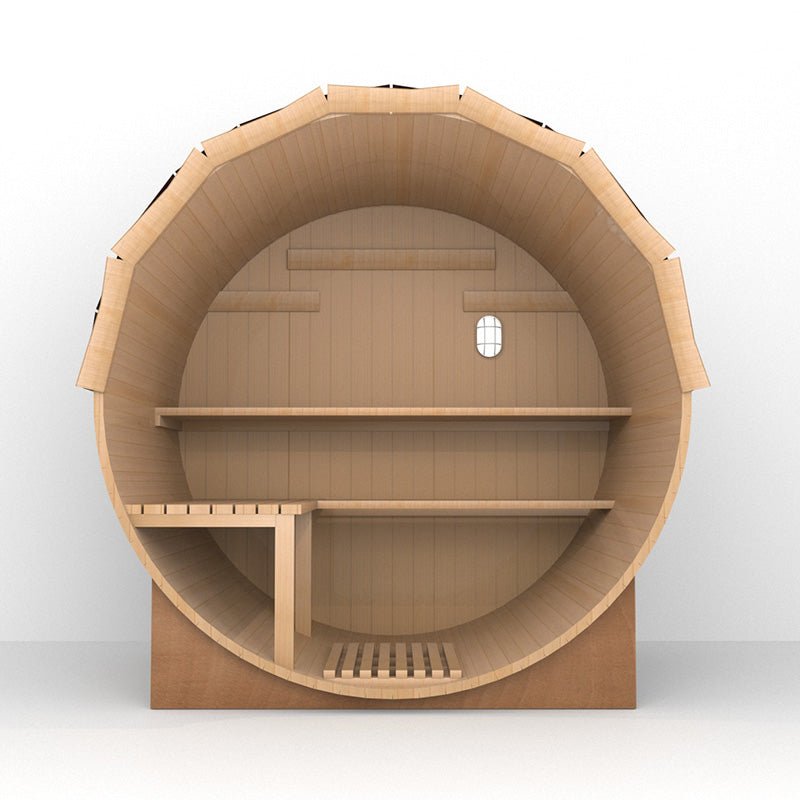 Outdoor Fashion Barrel Sauna(3-4 Person) - The Sauna World