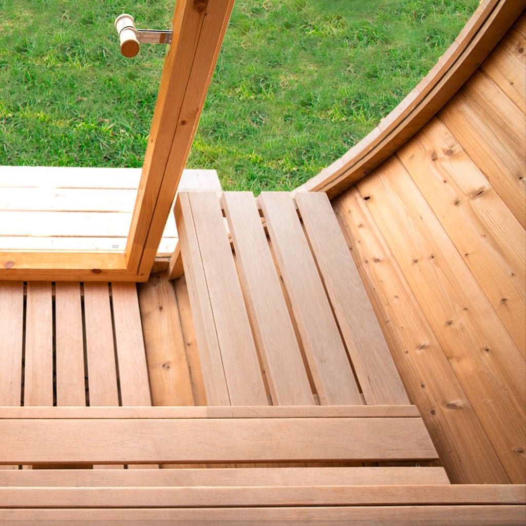 Outdoor Fashion Barrel Sauna(3-4 Person) - The Sauna World