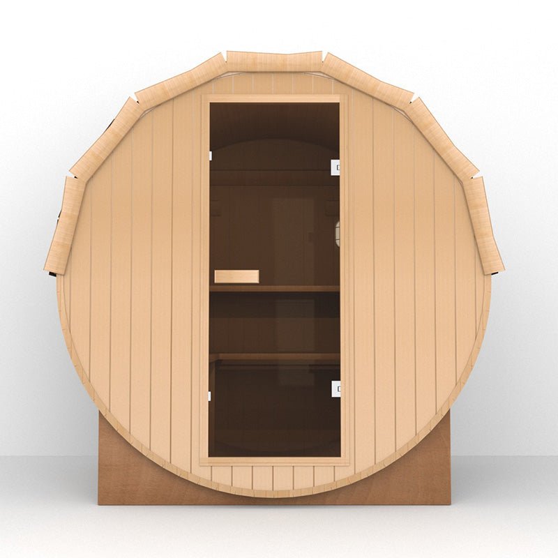 Outdoor Fashion Barrel Sauna(3-4 Person) - The Sauna World
