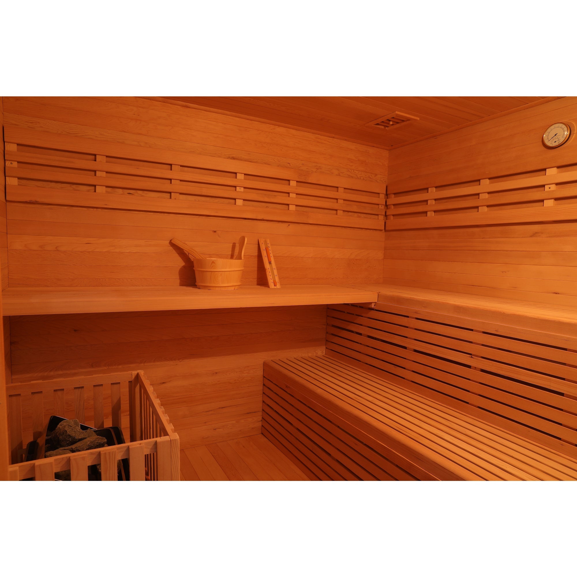 Outdoor Wood Steam Sauna(5-6 Person) - The Sauna World