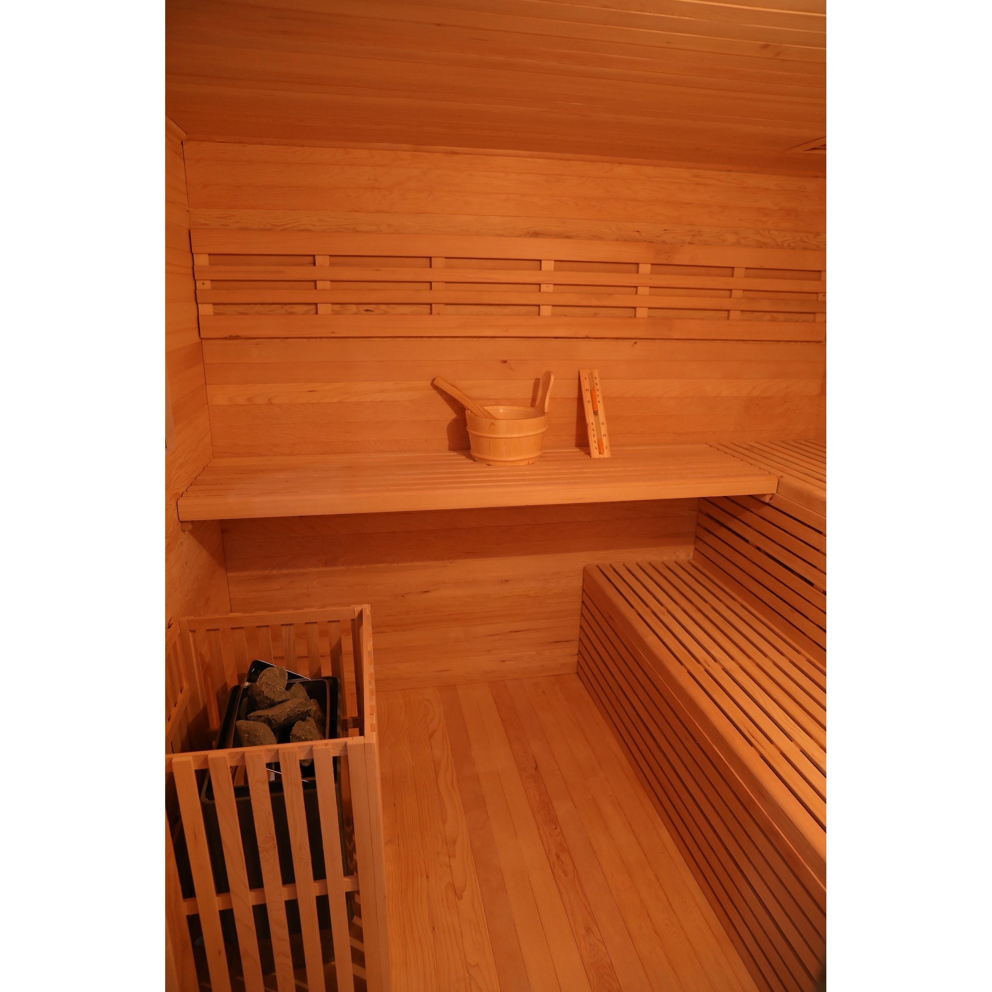 Outdoor Wood Steam Sauna(5-6 Person) - The Sauna World