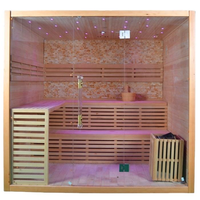 Red Cedar Indoor Therapy Wood Steam Sauna Rooms(Private customed) - The Sauna World