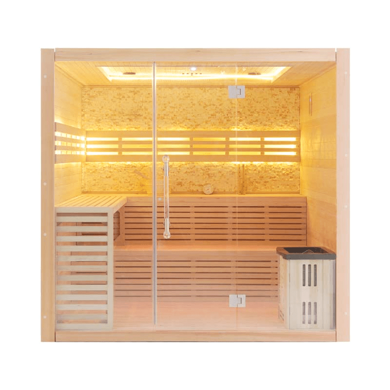 Red Cedar Indoor Therapy Wood Steam Sauna Rooms(Private customed) - The Sauna World