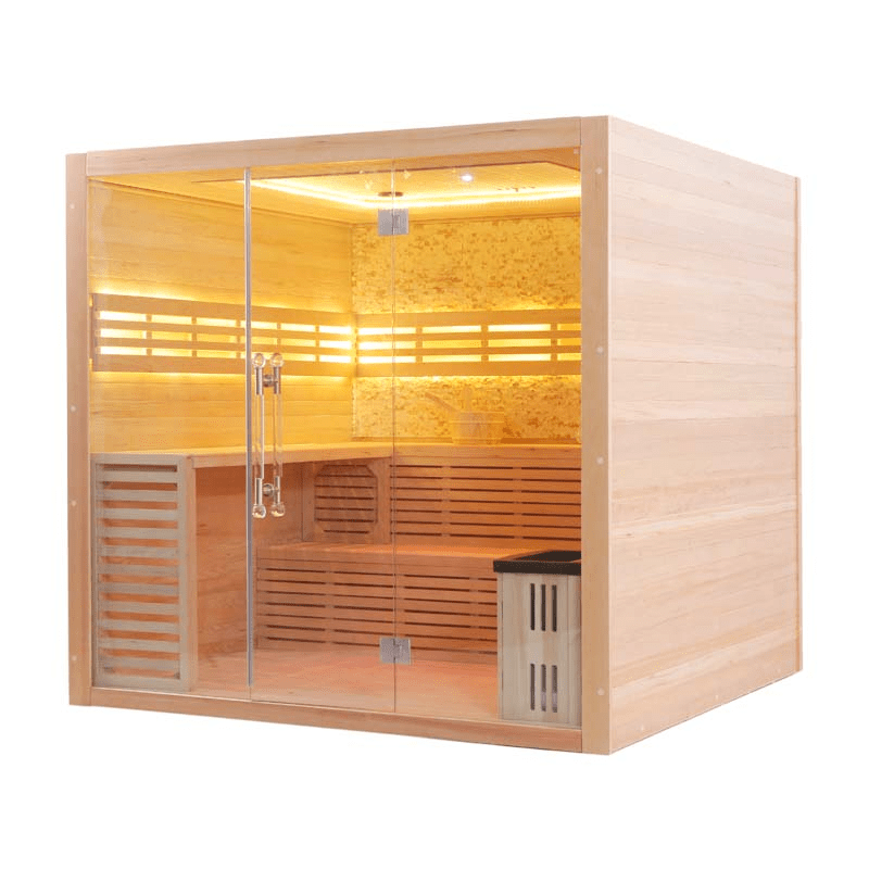 Red Cedar Indoor Therapy Wood Steam Sauna Rooms(Private customed) - The Sauna World