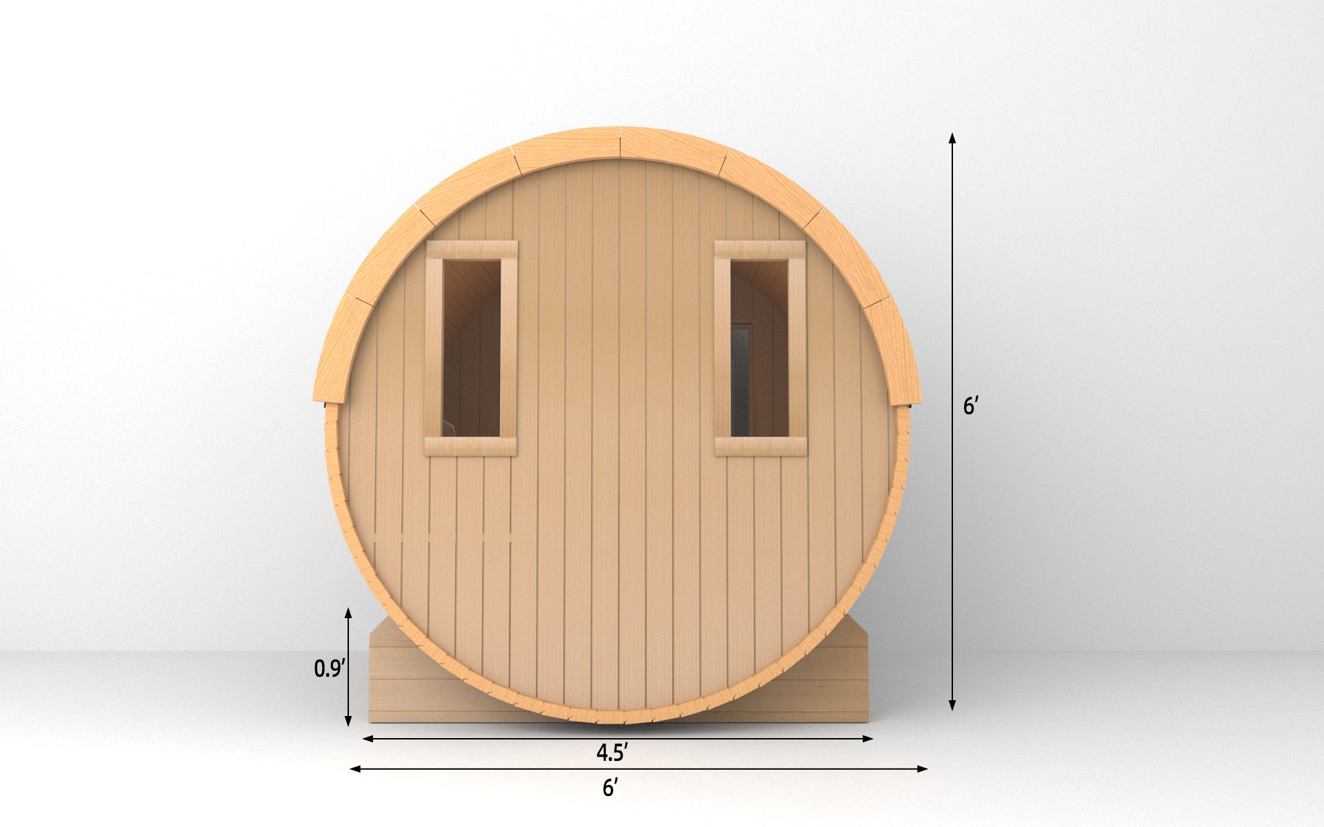 Traditional Steam Barrel Sauna - The Sauna World