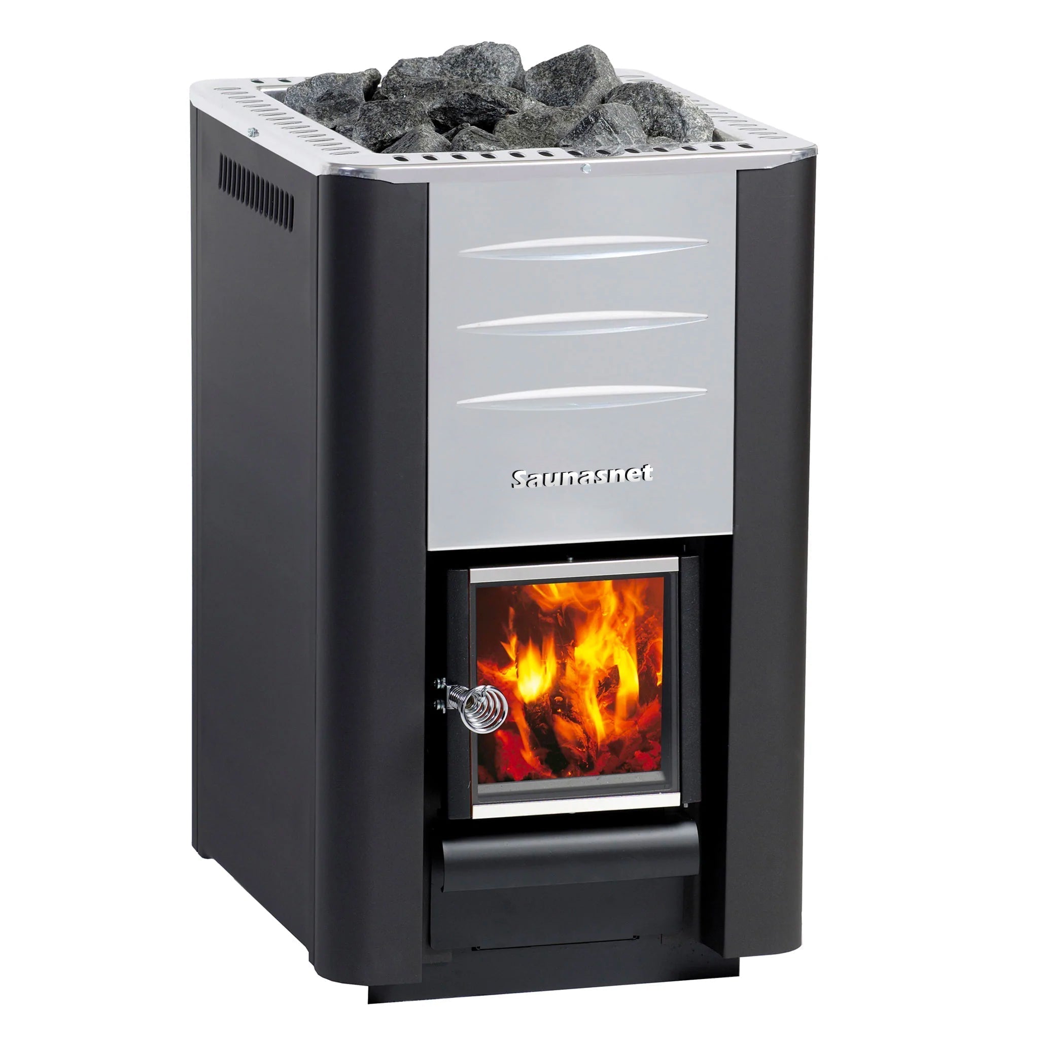 4-6 Person Outdoor Square Wood Sauna Room With Harvia Electric Heater - The Sauna World