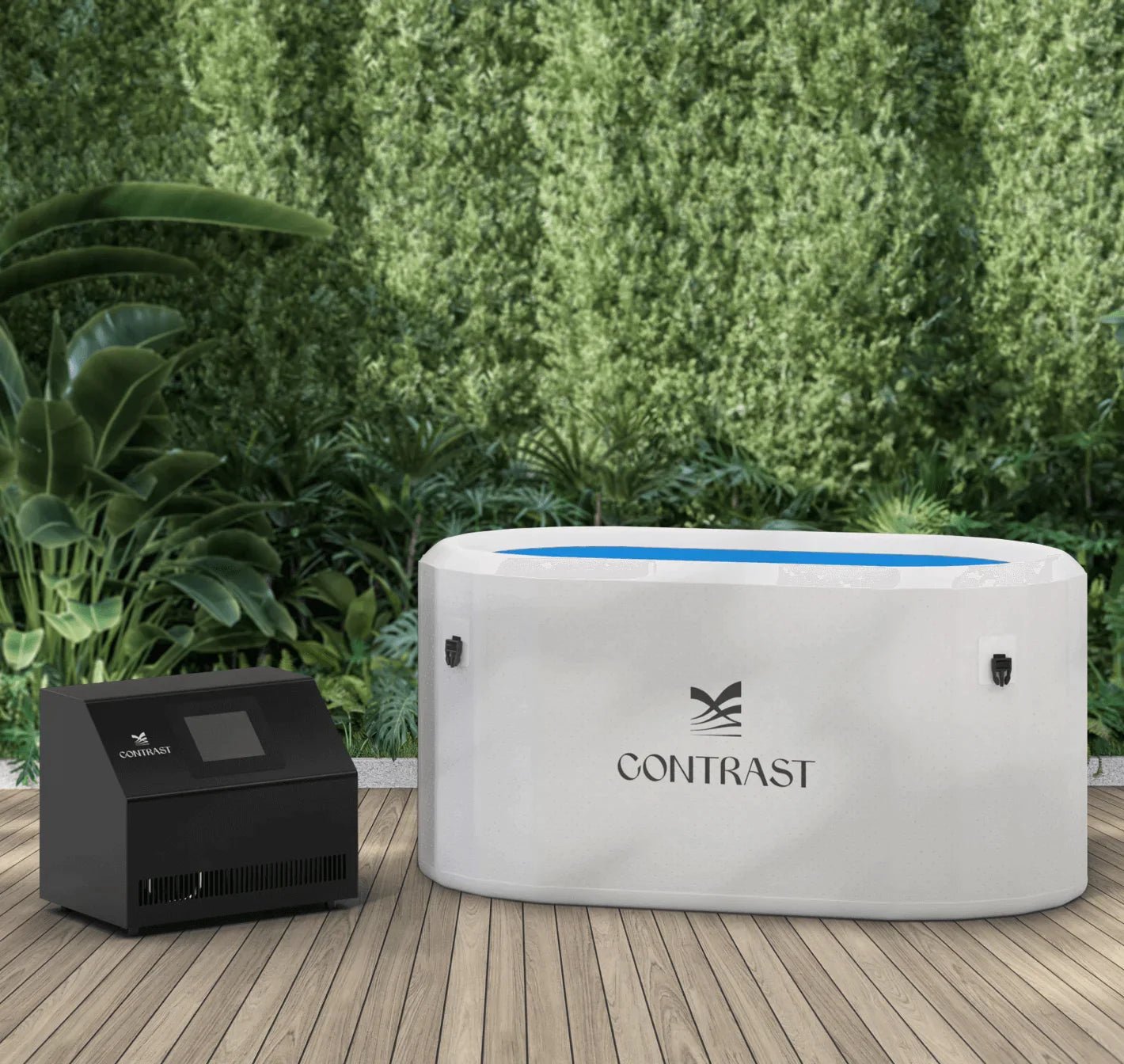 Contrast Plunge Plug & Play, All-in-One: Cools, w/Chiller Filters and Sanitizes Water - The Sauna World