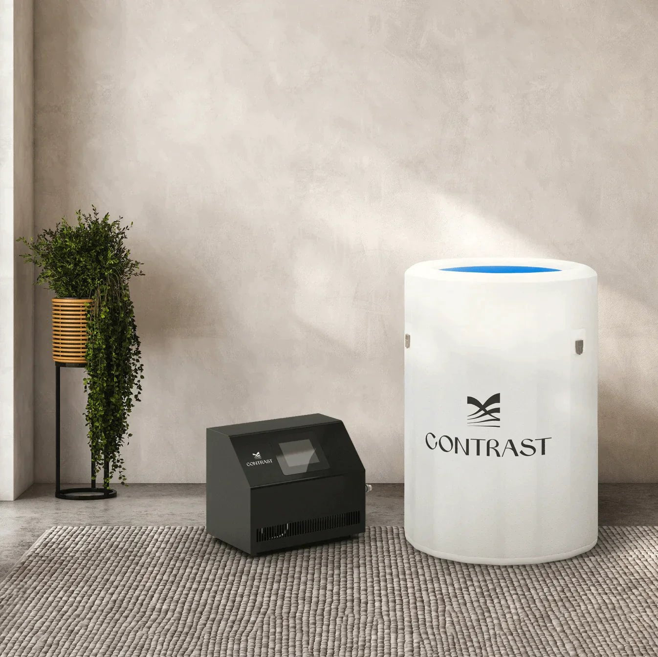 Contrast Plunge Plug & Play, All-in-One: Cools, w/Chiller Filters and Sanitizes Water - The Sauna World