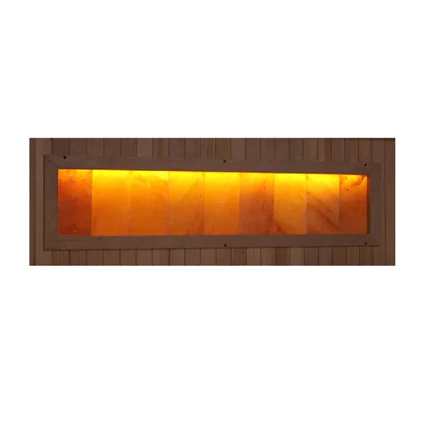 Golden Design Reserve Edition GDI-8030-02 Full Spectrum Sauna with Himalayan Salt Bar - The Sauna World