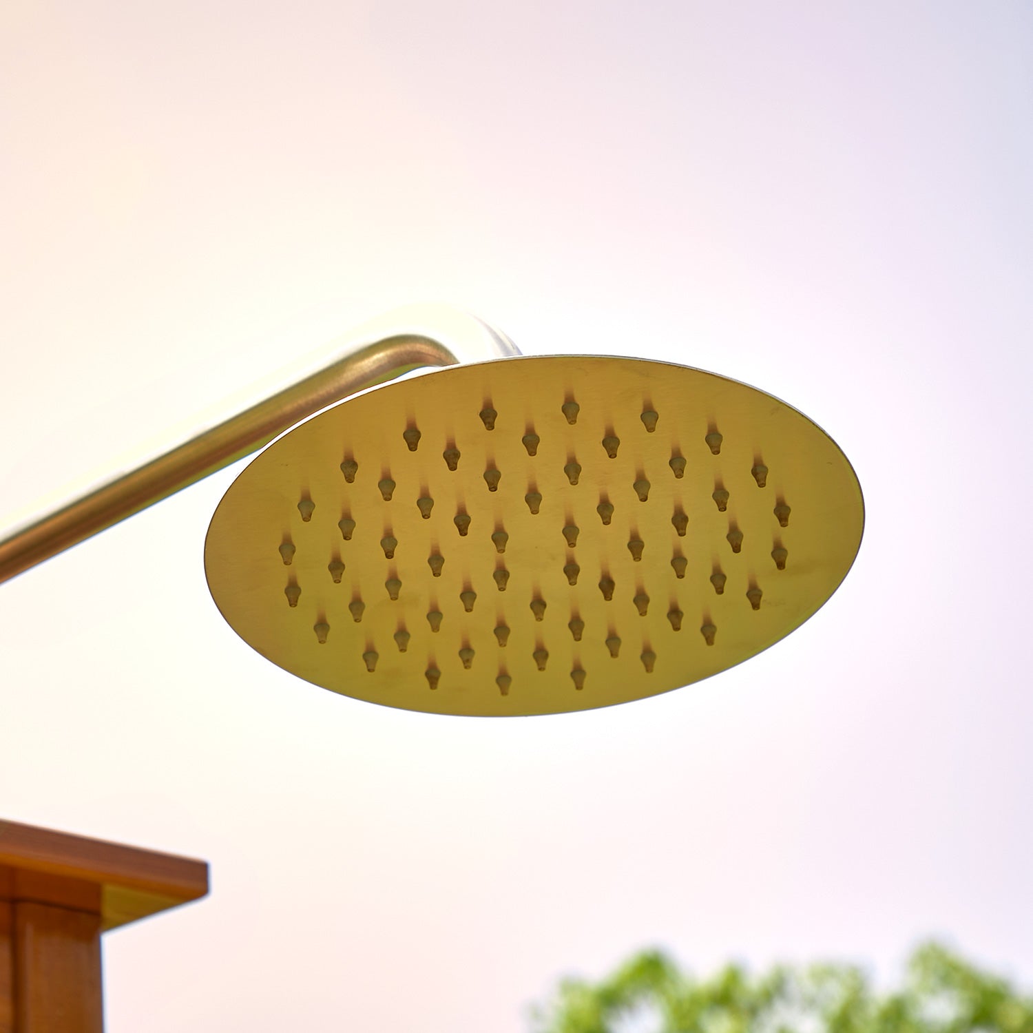 Handcrafted Western Red Cedar Sunlight Outdoor Shower - The Sauna World