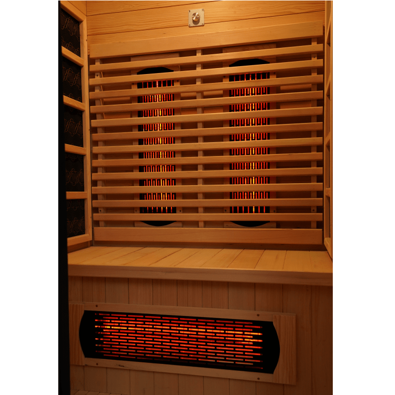 Luxury Ozone Dry Far Infrared Indoor Sauna（with precision wood slats）