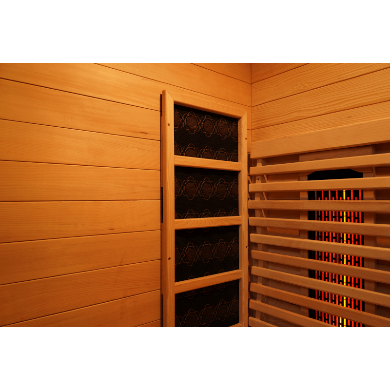 Luxury Ozone Dry Far Infrared Indoor Sauna（with precision wood slats）