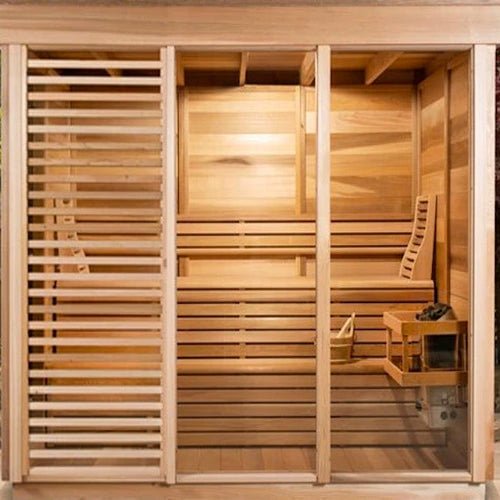 Modern Box Large Outdoor Sauna - The Sauna World