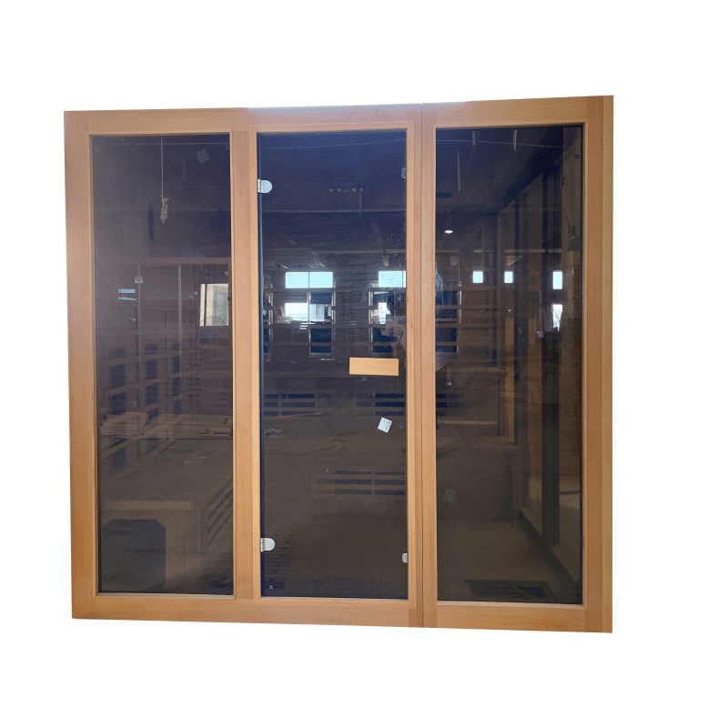 Solid Wooden Infrared Spa Sauna Steam Room 6KW For 5 Person（Indoor） - The Sauna World